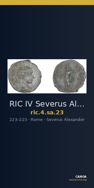 RIC IV Severus Alexander 23 — CANOA