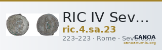 RIC IV Severus Alexander 23 — CANOA