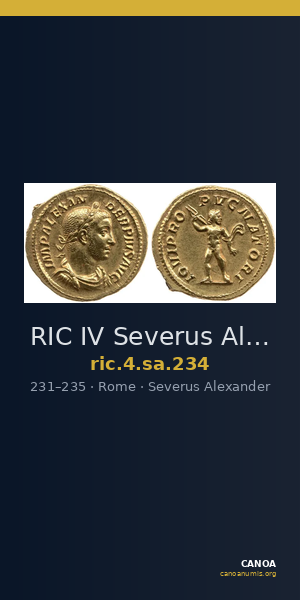 RIC IV Severus Alexander 234 — CANOA