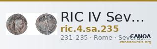 RIC IV Severus Alexander 235 — CANOA