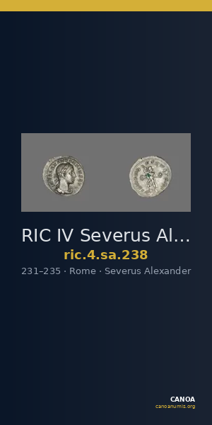 RIC IV Severus Alexander 238 — CANOA