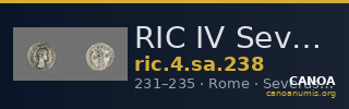 RIC IV Severus Alexander 238 — CANOA