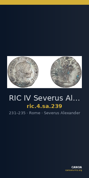 RIC IV Severus Alexander 239 — CANOA