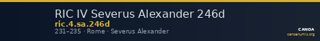 RIC IV Severus Alexander 246d — CANOA