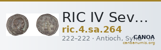 RIC IV Severus Alexander 264 — CANOA