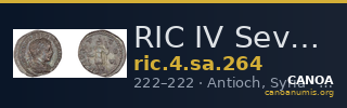 RIC IV Severus Alexander 264 — CANOA