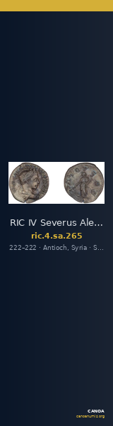 RIC IV Severus Alexander 265 — CANOA