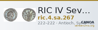 RIC IV Severus Alexander 267 — CANOA