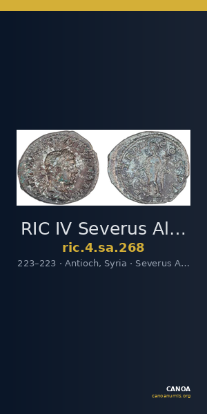 RIC IV Severus Alexander 268 — CANOA