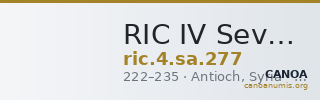 RIC IV Severus Alexander 277 — CANOA