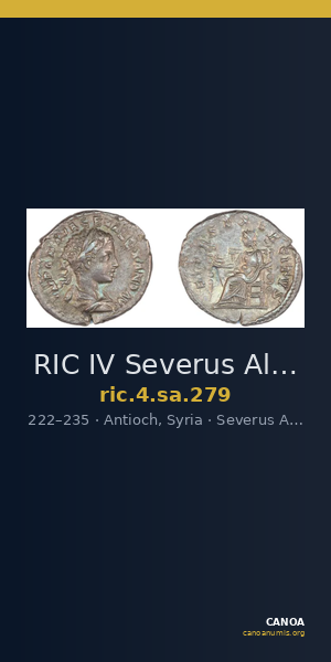 RIC IV Severus Alexander 279 — CANOA