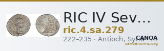 RIC IV Severus Alexander 279 — CANOA