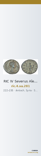 RIC IV Severus Alexander 281 — CANOA