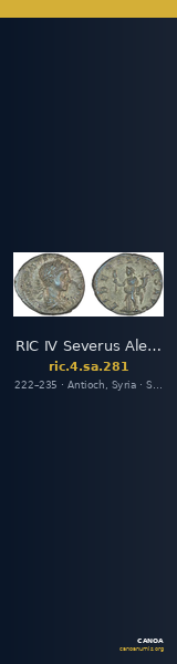 RIC IV Severus Alexander 281 — CANOA