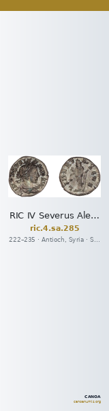 RIC IV Severus Alexander 285 — CANOA