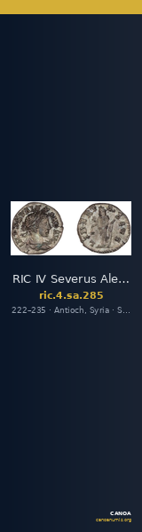 RIC IV Severus Alexander 285 — CANOA