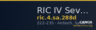 RIC IV Severus Alexander 288d — CANOA