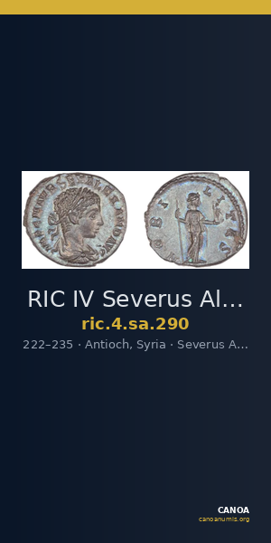 RIC IV Severus Alexander 290 — CANOA