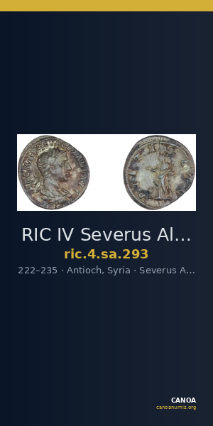 RIC IV Severus Alexander 293 — CANOA