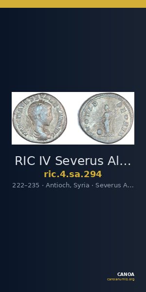 RIC IV Severus Alexander 294 — CANOA