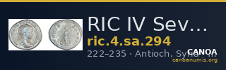 RIC IV Severus Alexander 294 — CANOA