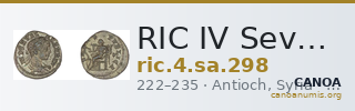 RIC IV Severus Alexander 298 — CANOA