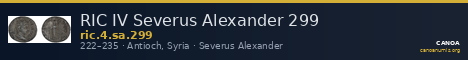 RIC IV Severus Alexander 299 — CANOA
