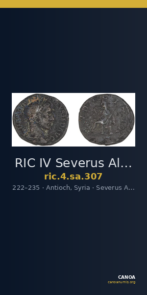 RIC IV Severus Alexander 307 — CANOA