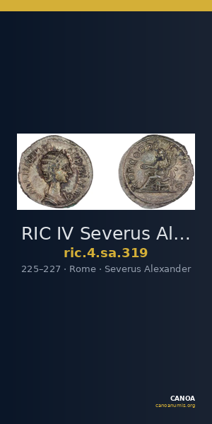 RIC IV Severus Alexander 319 — CANOA