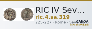 RIC IV Severus Alexander 319 — CANOA