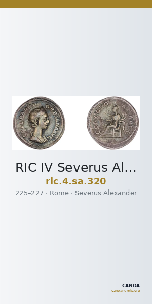 RIC IV Severus Alexander 320 — CANOA