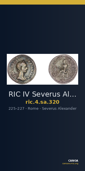 RIC IV Severus Alexander 320 — CANOA