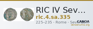 RIC IV Severus Alexander 335 — CANOA