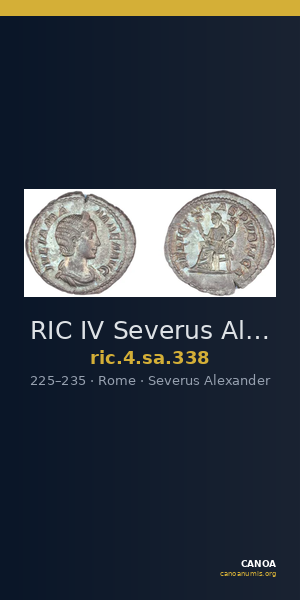 RIC IV Severus Alexander 338 — CANOA