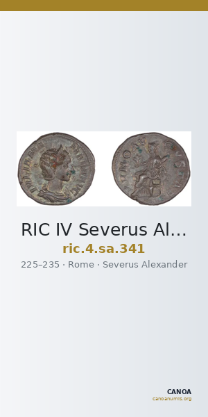 RIC IV Severus Alexander 341 — CANOA