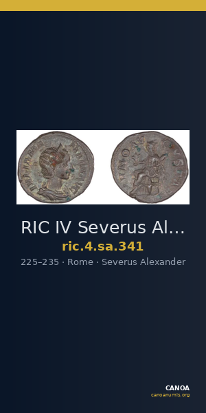 RIC IV Severus Alexander 341 — CANOA
