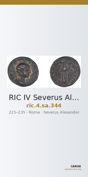 RIC IV Severus Alexander 344 — CANOA