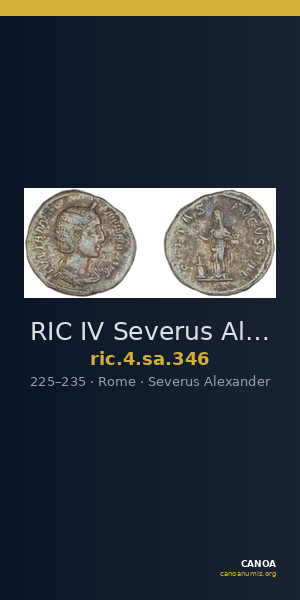 RIC IV Severus Alexander 346 — CANOA
