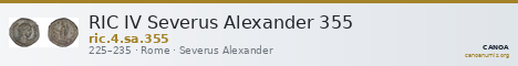 RIC IV Severus Alexander 355 — CANOA