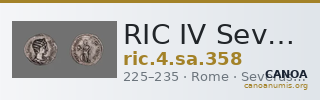 RIC IV Severus Alexander 358 — CANOA