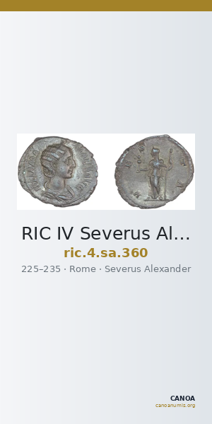 RIC IV Severus Alexander 360 — CANOA