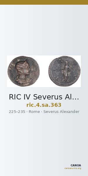 RIC IV Severus Alexander 363 — CANOA