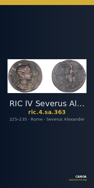 RIC IV Severus Alexander 363 — CANOA