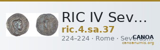 RIC IV Severus Alexander 37 — CANOA