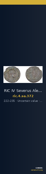 RIC IV Severus Alexander 372 — CANOA