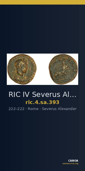 RIC IV Severus Alexander 393 — CANOA