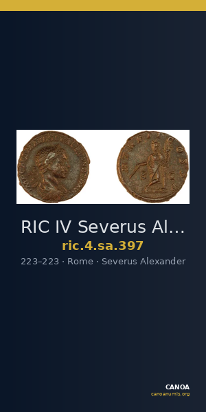 RIC IV Severus Alexander 397 — CANOA