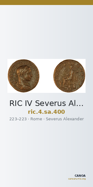 RIC IV Severus Alexander 400 — CANOA