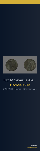 RIC IV Severus Alexander 407c — CANOA