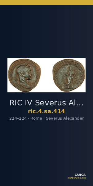RIC IV Severus Alexander 414 — CANOA